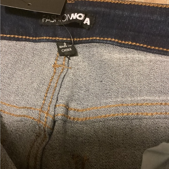 FASHION NOVA WOMEN’S HIGH WAIST SKINNY BLACK JEANS. SZ 9 $20. - Picture 5 of 5